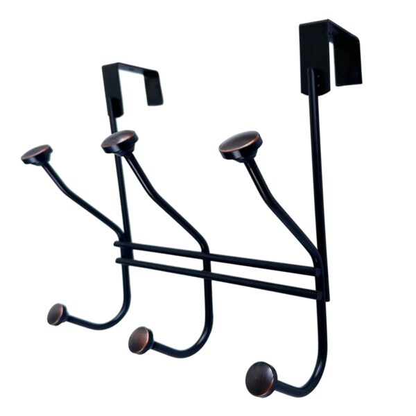 Over The Door Hooks, Coat Racks for Hanging Clothes Hat Towel (Oil Rubbed Bronze, 1pcs)