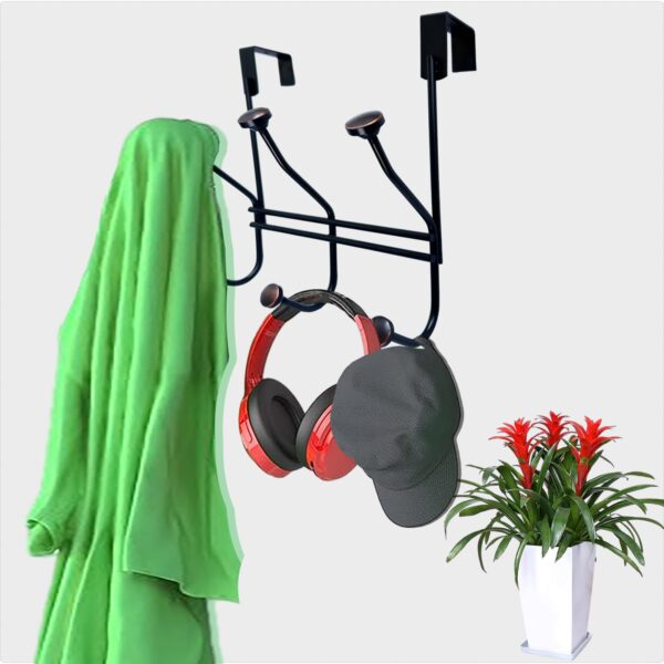 Over The Door Hooks, Coat Racks for Hanging Clothes Hat Towel (Oil Rubbed Bronze, 1pcs) - Image 6
